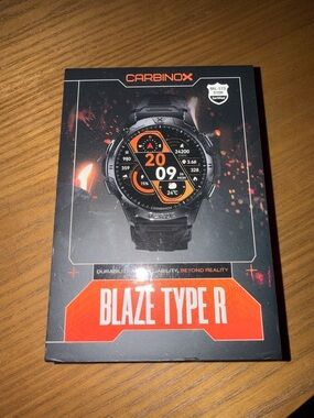 Carbinox Blaze Type R Black Smartwatch